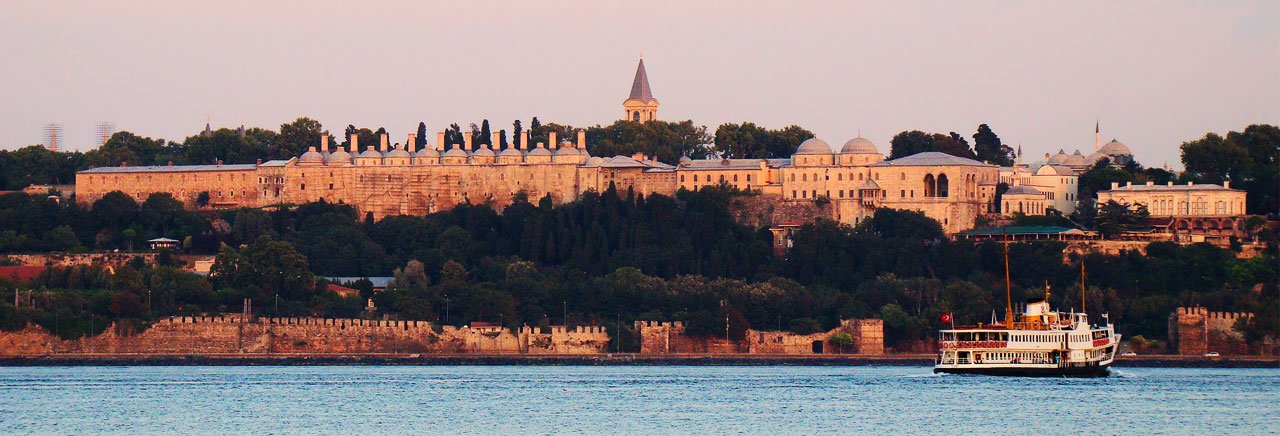Topkapi Palace, as seen from across the Bosphorus